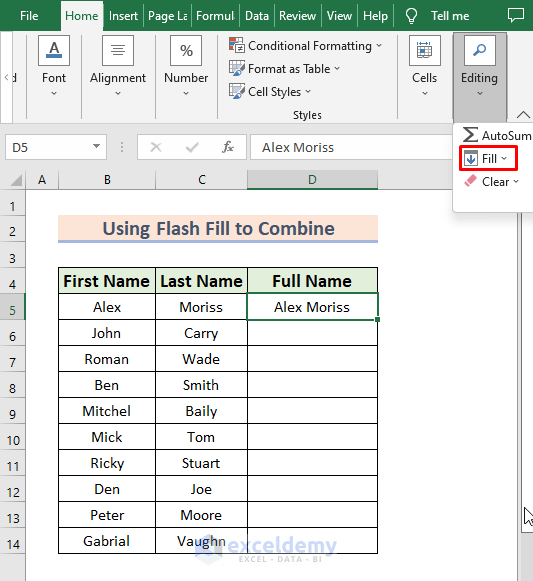 How to from List in Excel (4 Easy Ways)
