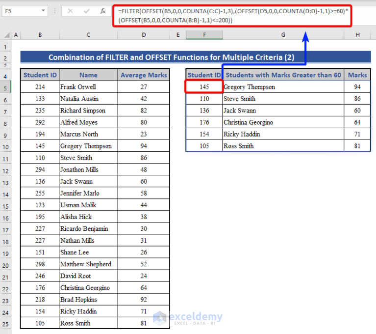 How to Create Dynamic List in Excel Based on Criteria (3 Ways)
