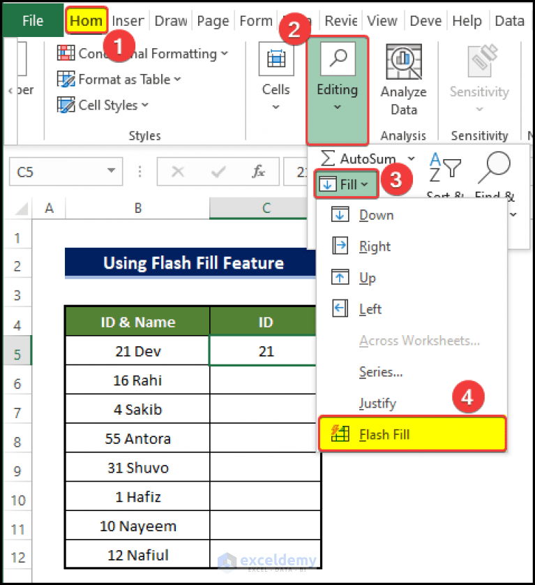 How to Autofill Numbers in Excel Without Dragging (5 Methods)
