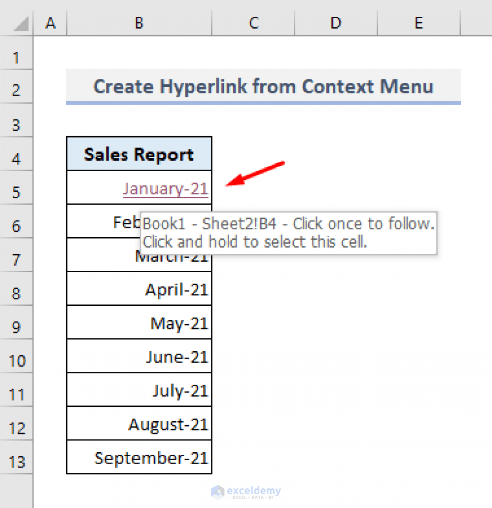 Excel Hyperlink to Another Sheet Based on Cell Value ExcelDemy