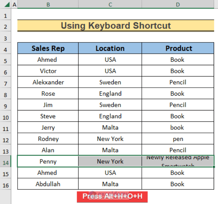 How to Change Row Height in Excel (6 Easy Ways) ExcelDemy