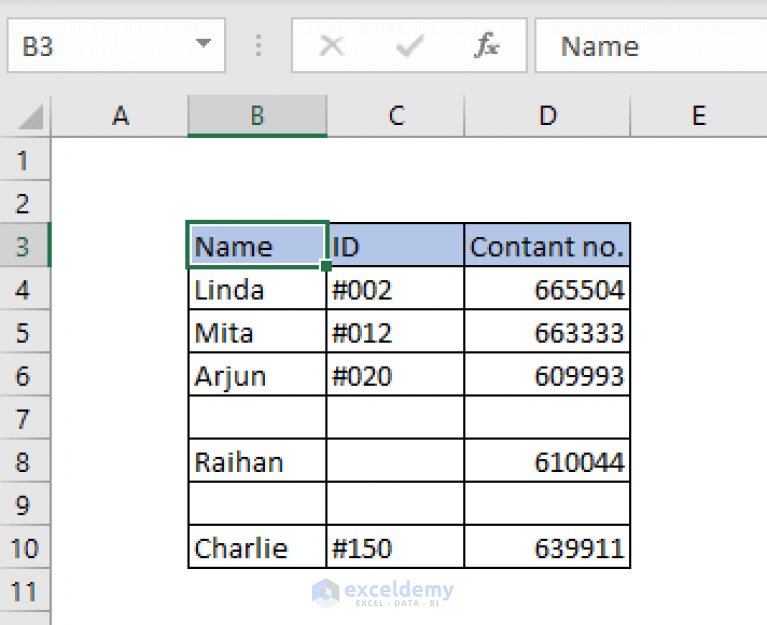 How to Delete Multiple Rows in Excel (3 Methods) ExcelDemy