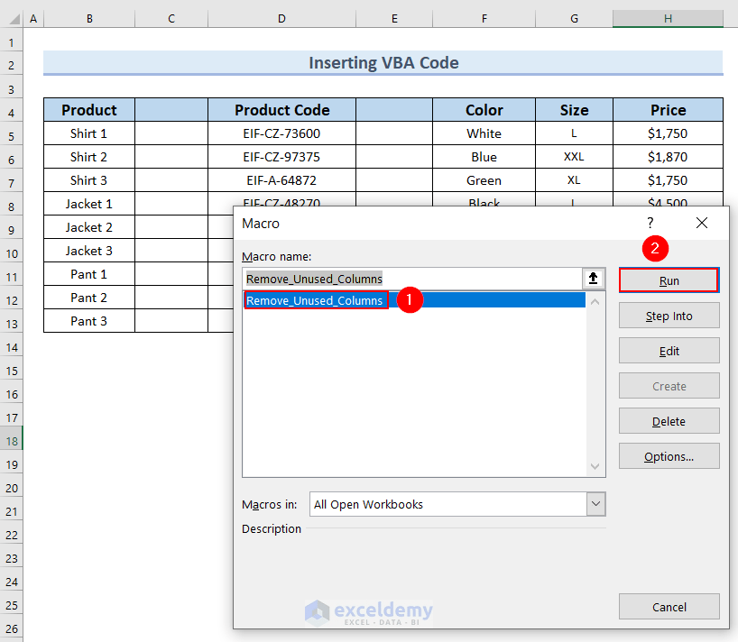 How to Delete Unused Columns in Excel (6 Methods)