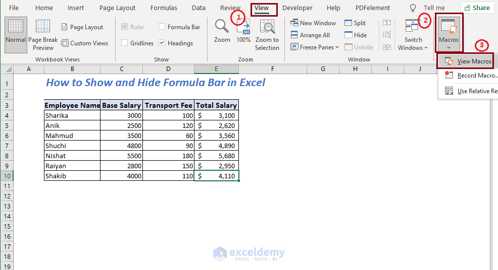 Excel keyboard shortcut jump to formula bar msabranding
