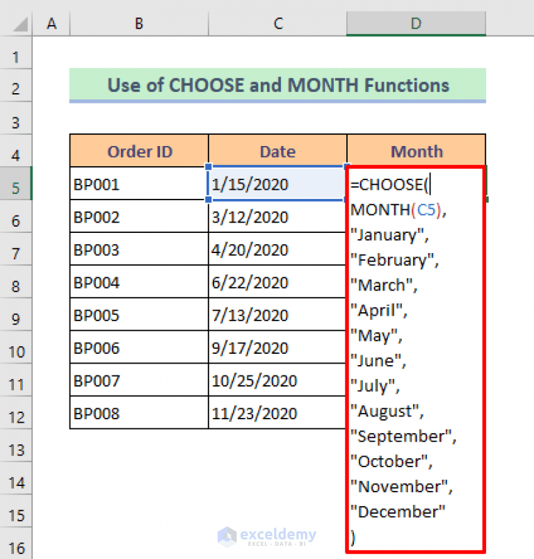 How to Convert Date to Text Month in Excel (8 Quick Ways) ExcelDemy