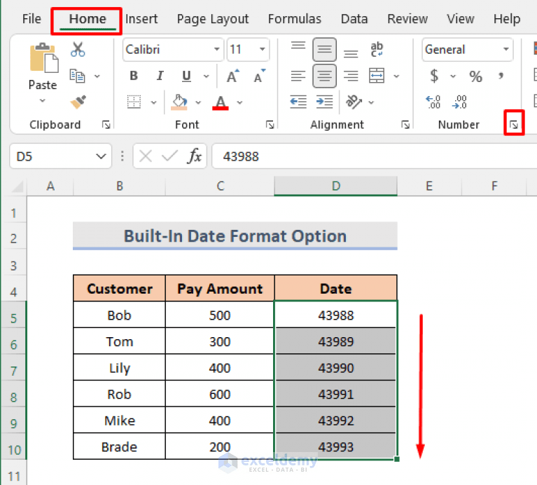 How to Convert Number to Date in Excel (6 Easy Ways) ExcelDemy