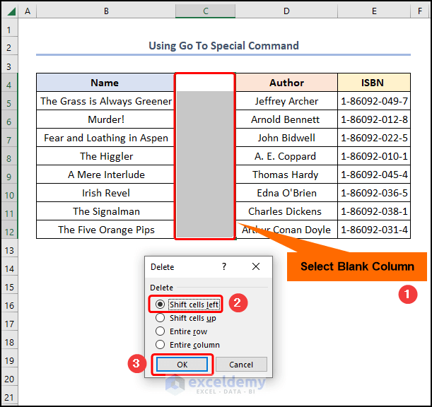 How to Delete Blank Cells and Shift Data Up in Excel