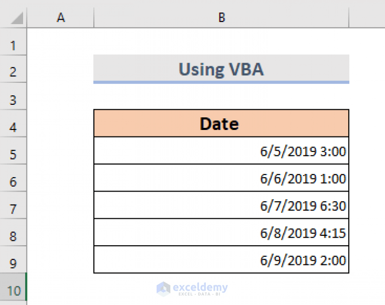 How to Remove Time from Date in Excel (6 Approaches) ExcelDemy