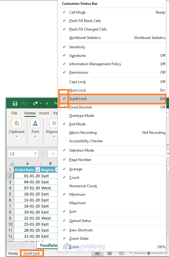 How to Turn Off Scroll Lock in Excel ExcelDemy