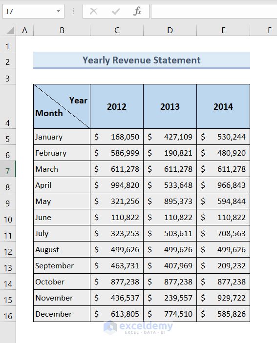 How to Compare 3 Columns for Matches in Excel (4 Methods)