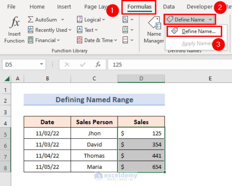 How to Edit Named Range in Excel (With Easy Steps) ExcelDemy