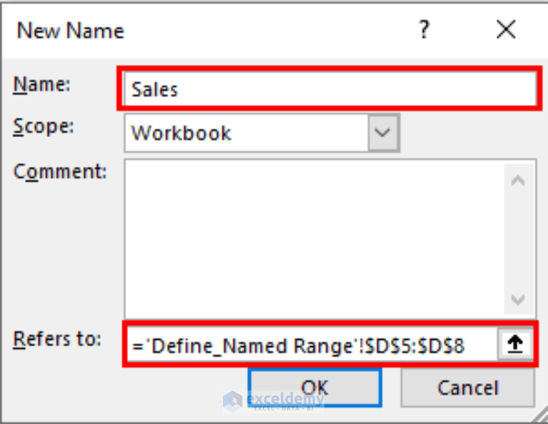 How to Edit Named Range in Excel (With Easy Steps) ExcelDemy
