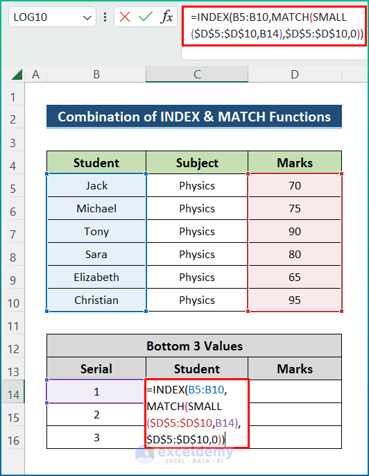 How to Highlight the Lowest Value in Excel (11 Easy Ways)
