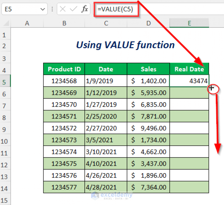 How to Convert Text to Date in Excel (10 ways) ExcelDemy