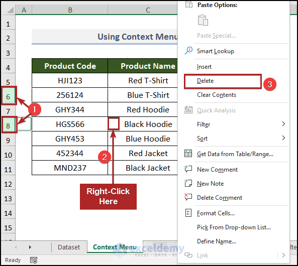 How to Delete Rows in Excel That Go on Forever?