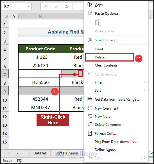 How to Delete Rows in Excel That Go on Forever?
