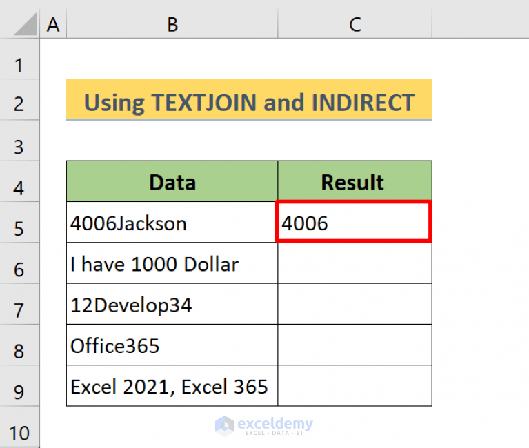 How to Remove Nonnumeric Characters from Cells in Excel ExcelDemy