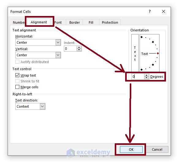 Excel how to rotate cells brilliantmopla