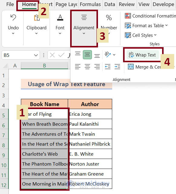 How To Keep Wrap Text In Pivot Table