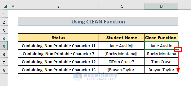 How to Remove Non-Printable Characters in Excel?