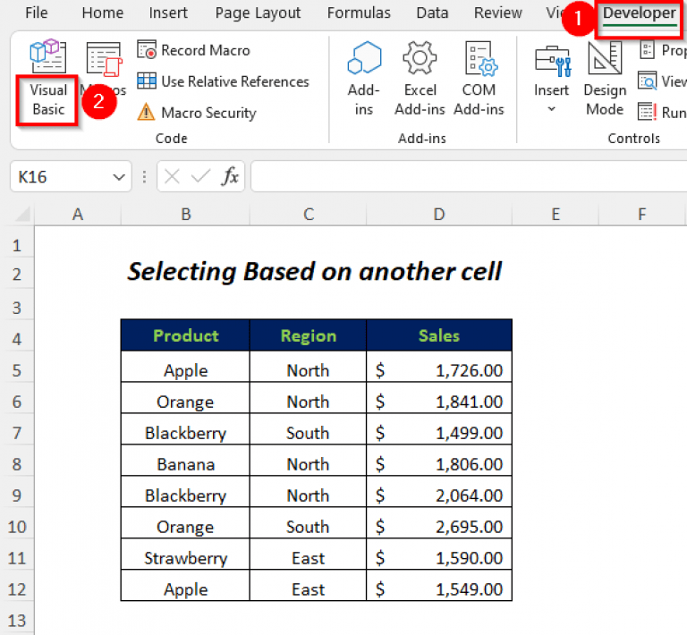 How to Select Range Based on Cell Value VBA (7 Ways) ExcelDemy