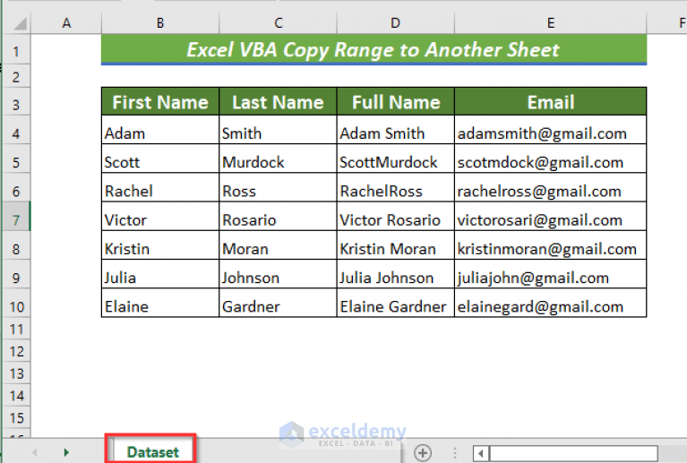 Excel VBA Copy Range to Another Sheet (8 Easiest Ways)