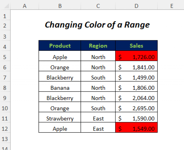 How to Select Range Based on Cell Value VBA (7 Ways) ExcelDemy