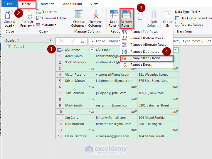How to Remove Empty Rows in Excel (11 Easy Ways) ExcelDemy