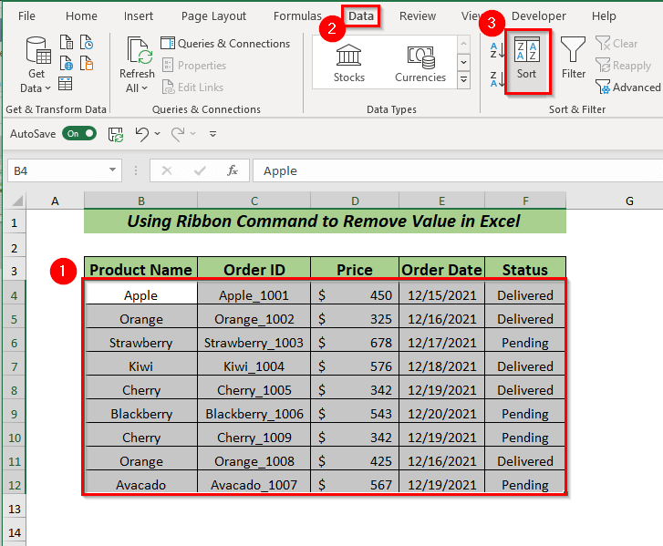 How to Remove a Value in Excel (9 Methods) ExcelDemy