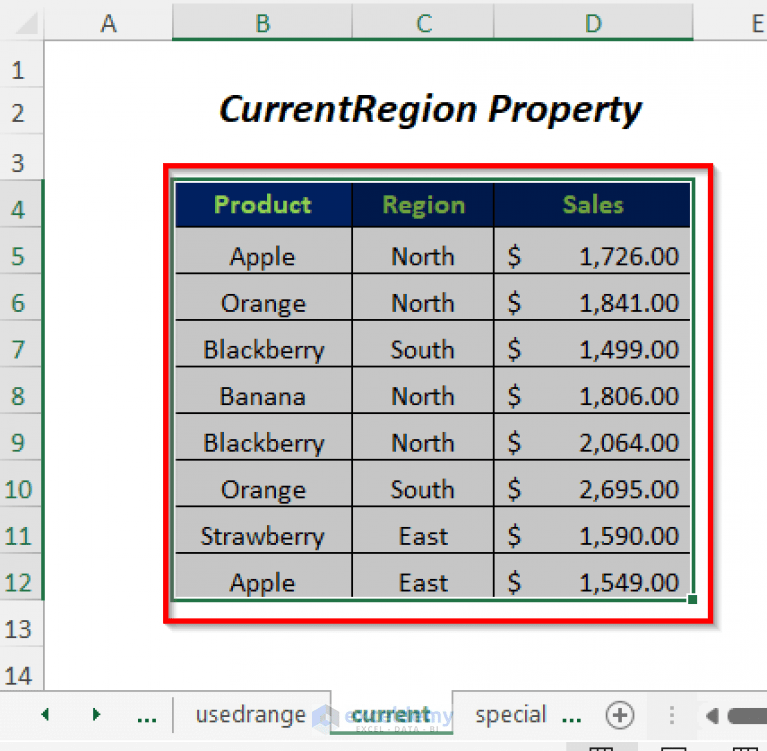 How to Use Dynamic Range in Excel VBA (11 Suitable Ways)