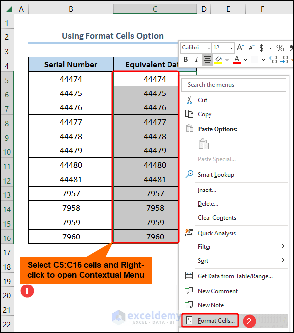 How to Convert Serial Number to Date in Excel (7 Simple Ways)