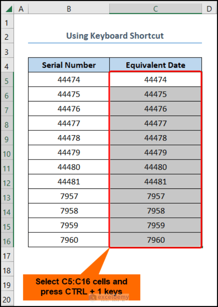 How to Convert Serial Number to Date in Excel (7 Simple Ways)