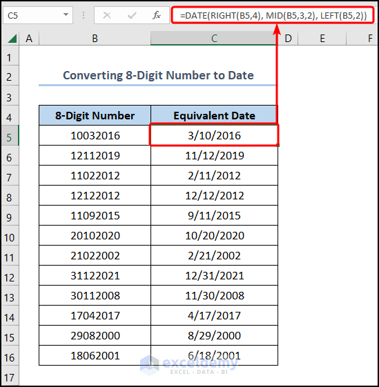 How to Convert Serial Number to Date in Excel (7 Simple Ways)