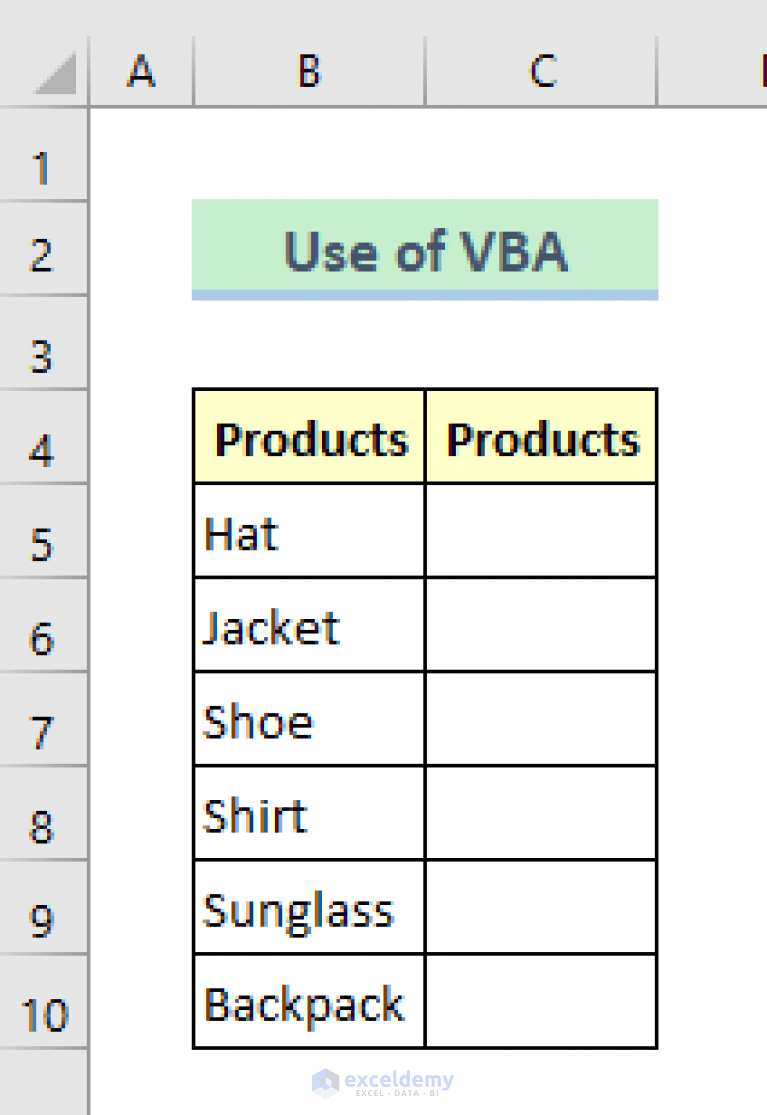 How to Combine Columns into One List in Excel (4 Easy Ways)