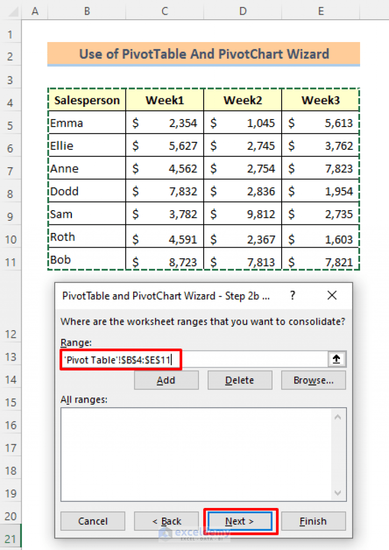 How to Convert Table to List in Excel (3 Quick Ways) ExcelDemy