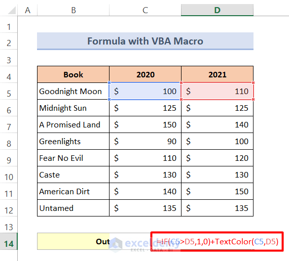 How to Change Text Color with Formula in Excel (2 Methods) ExcelDemy