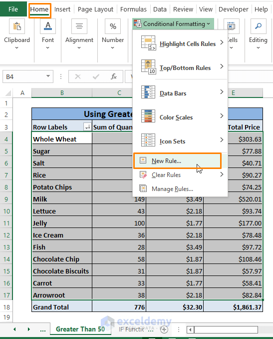 Pivot Table Conditional Formatting Based on Another Column