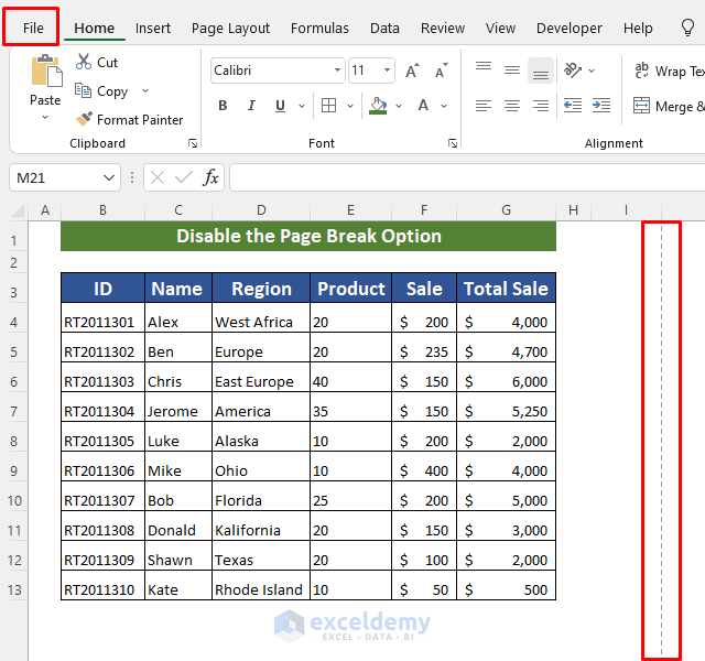 How to Remove Print Lines in Excel (4 Ways) ExcelDemy