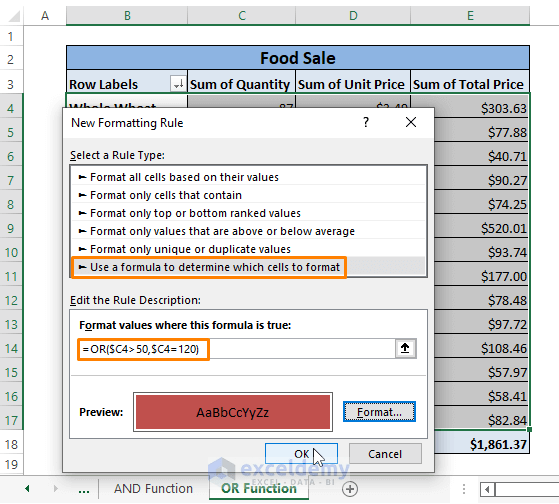 Pivot Table Conditional Formatting Based on Another Column