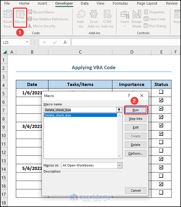 How to Remove Checkboxes from Excel 6 Methods ExcelDemy