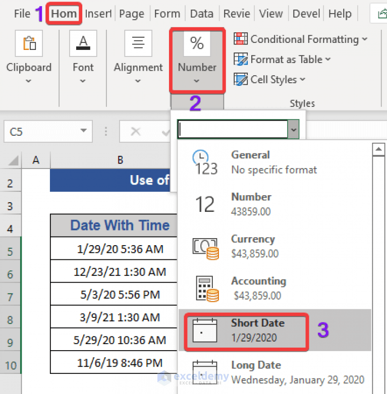 How to Remove Timestamps from Date in Excel (4 Easy Ways)