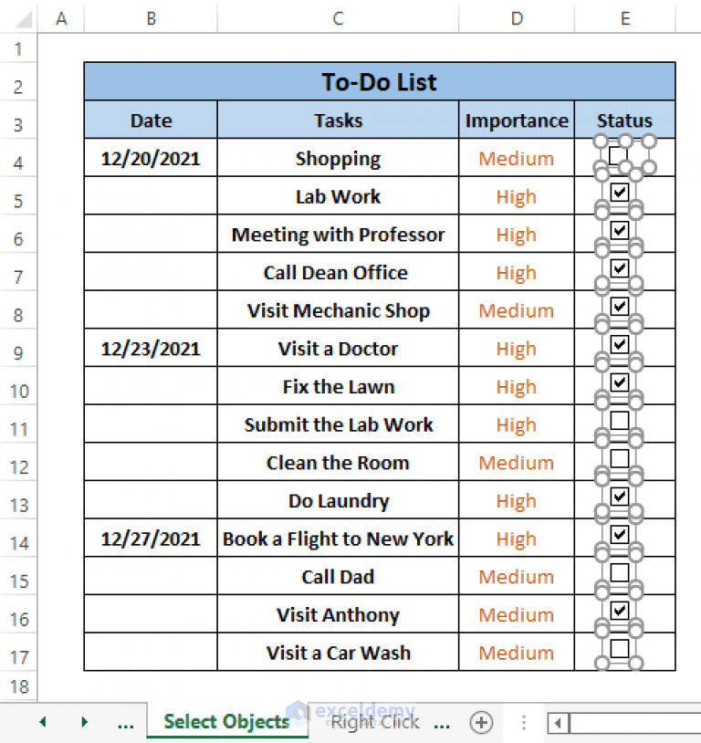 How to Remove Checkboxes from Excel (5 Easy Ways) ExcelDemy