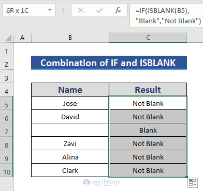 How to Check If Cell Is Empty in Excel (7 Methods) ExcelDemy