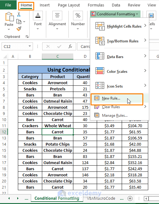 How to Highlight Selected Cells in Excel (5 Easy Ways)