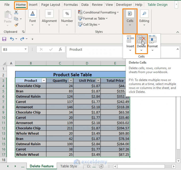 How to Remove Table from Excel (5 Easy Ways) ExcelDemy