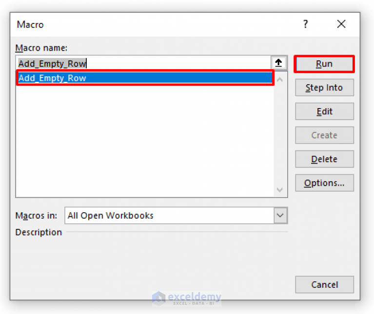 Excel Macro to Add Row to the Bottom of a Table ExcelDemy