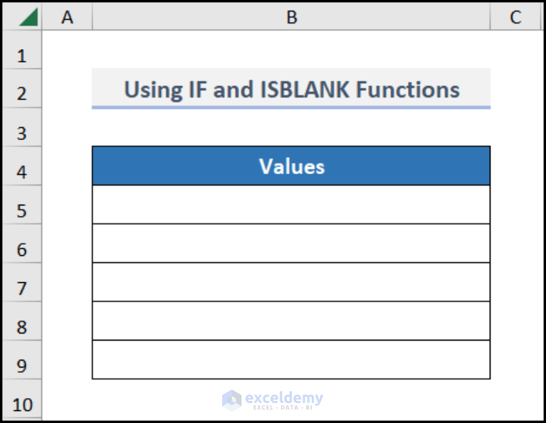 Null vs Blank in Excel ExcelDemy