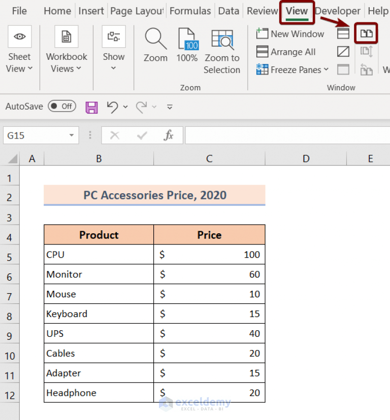 How to Compare Two Excel Sheets for Differences in Values (4 Ways)