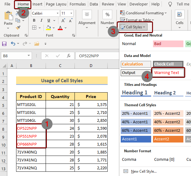 How to Highlight Selected Text in Excel (8 Ways) ExcelDemy