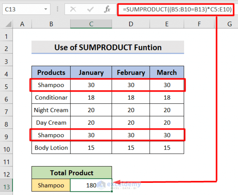 How to Sum Multiple Rows in Excel (4 Quick Ways) ExcelDemy